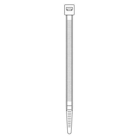 Act Cable Tie, 48 in L, 14-1/2 in Max Bundle Dia., Natural, Nylon, 175 lb Strength, 50 PK 48-175-N-50